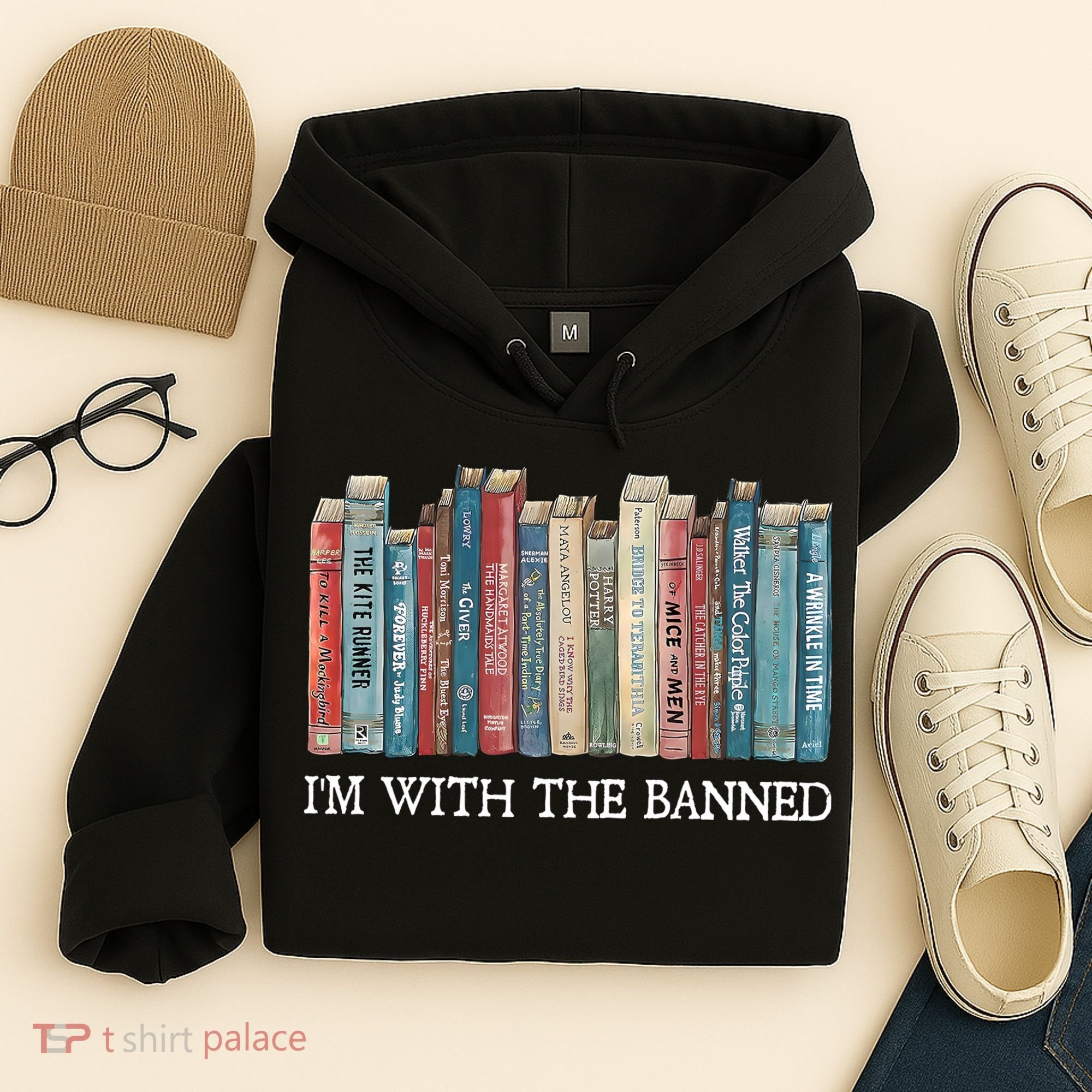 Im With The Banned Books Reading Librarian Hoodie