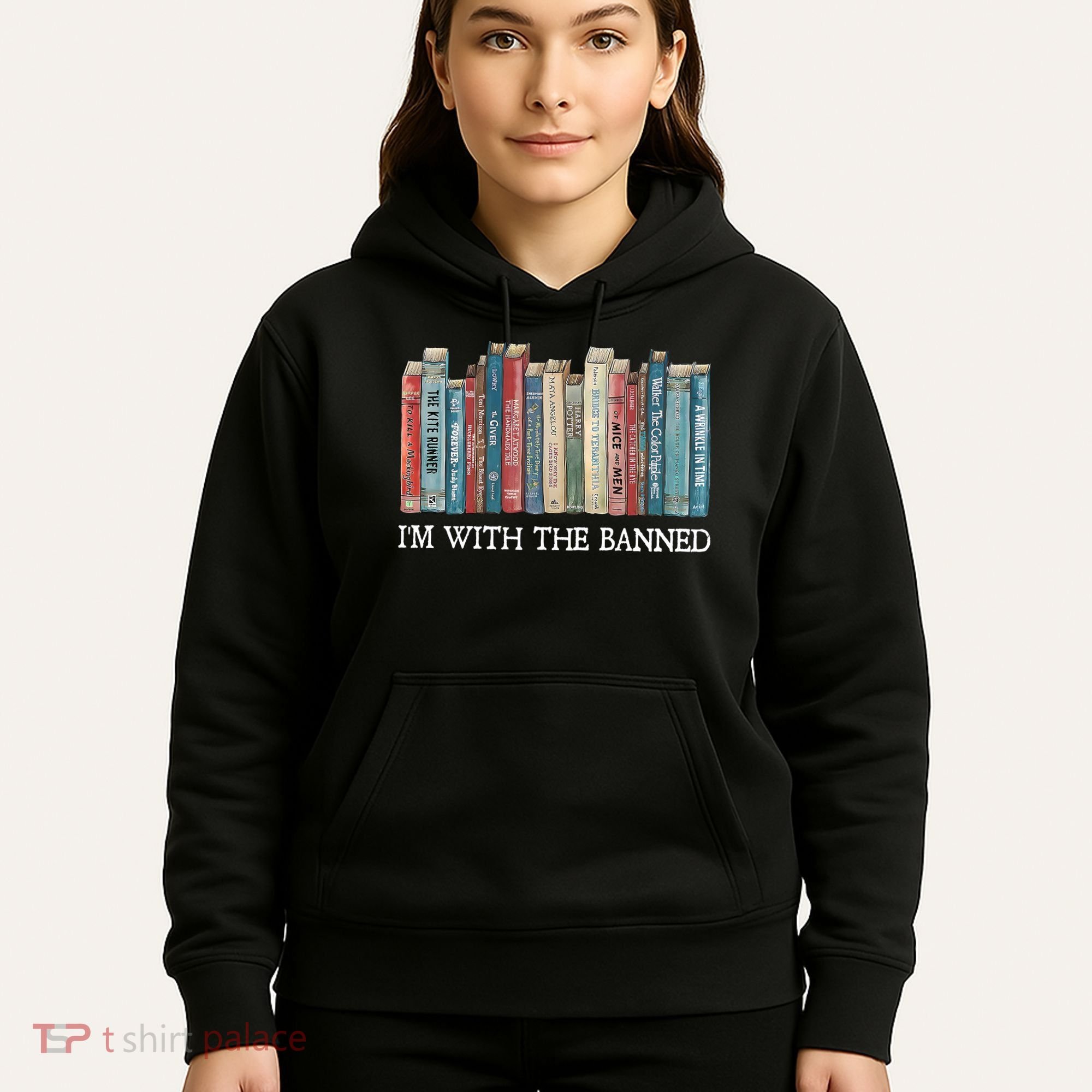 Im With The Banned Books Reading Librarian Hoodie