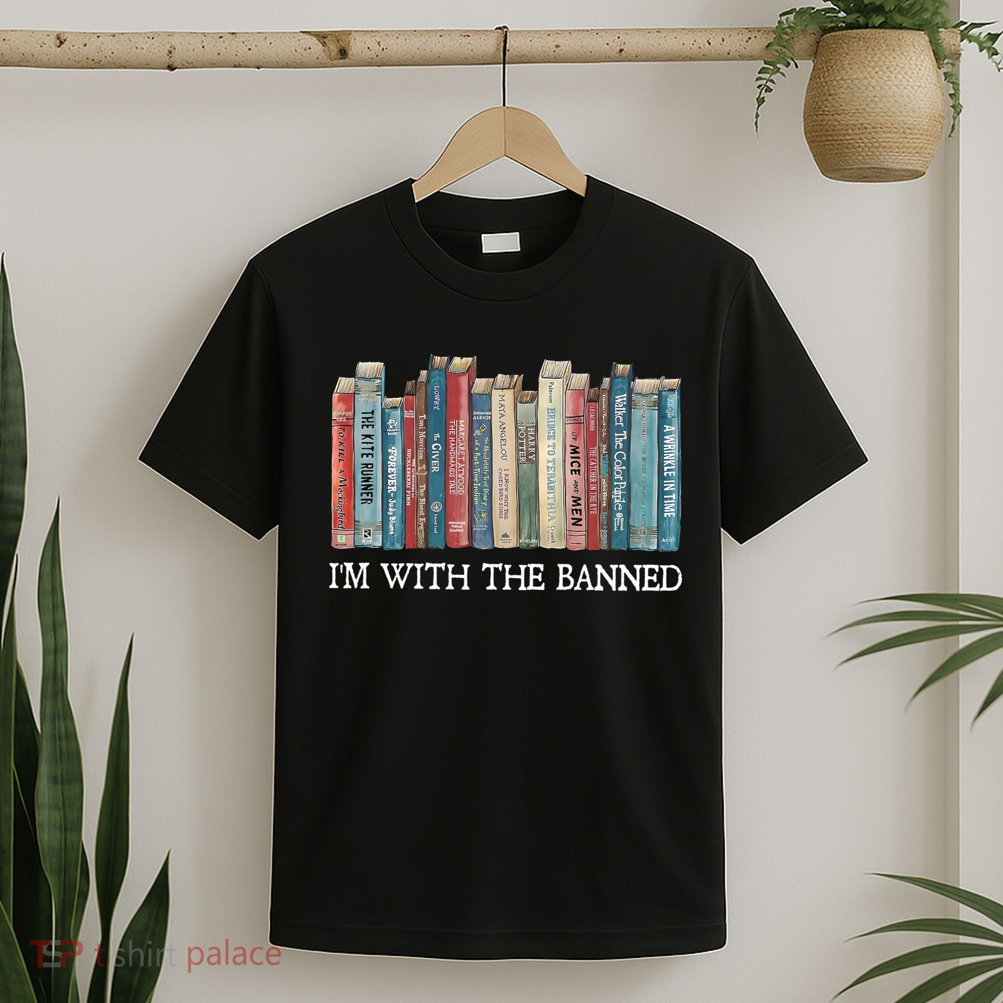 Im With The Banned Books Reading Librarian T-Shirt