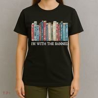 Im With The Banned Books Reading Librarian T-Shirt thumb 4