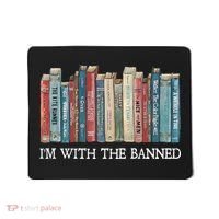 Im With The Banned Books Reading Librarian Mousepad thumb 0