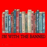 Im With The Banned Books Reading Librarian Santa Hat thumb 1