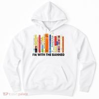 Im With The Banned Banned Books Reading Librarian Bookish Hoodie thumb 0