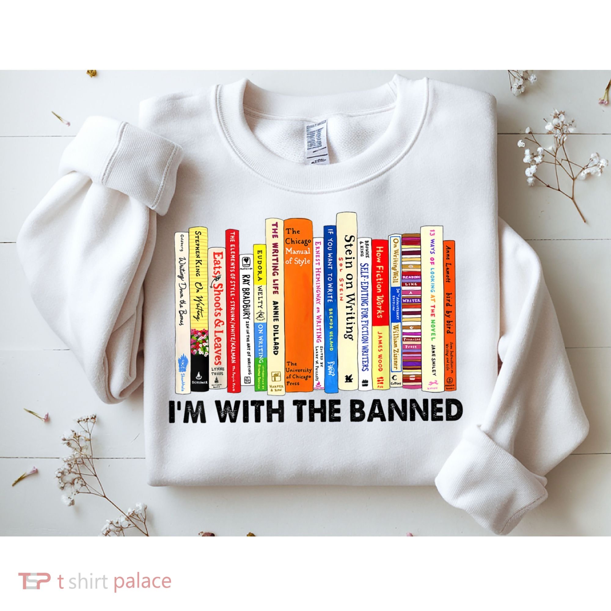 Im With The Banned Banned Books Reading Librarian Bookish Sweatshirt