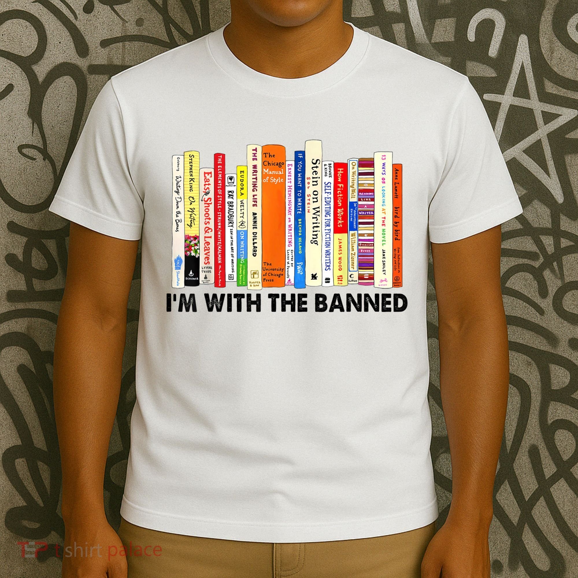 Im With The Banned Banned Books Reading Librarian Bookish T-Shirt