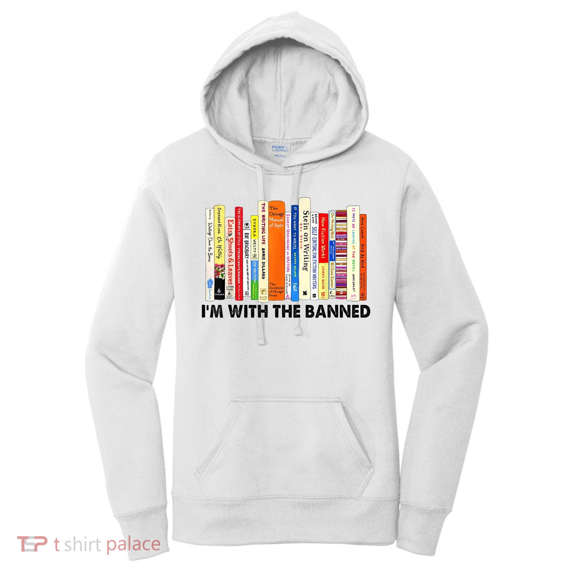 Im With The Banned Banned Books Reading Librarian Bookish Women's Hoodie