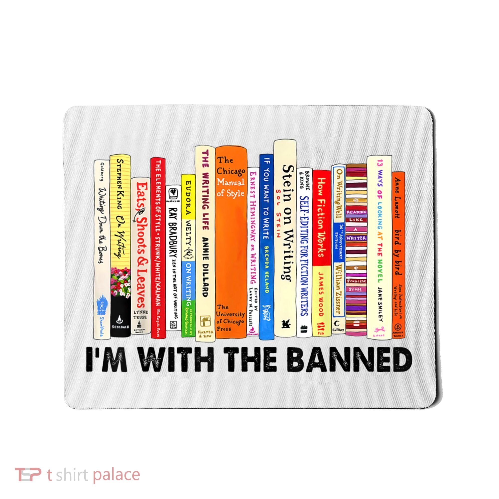 Im With The Banned Banned Books Reading Librarian Bookish Mousepad