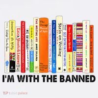Im With The Banned Banned Books Reading Librarian Bookish Mousepad thumb 1