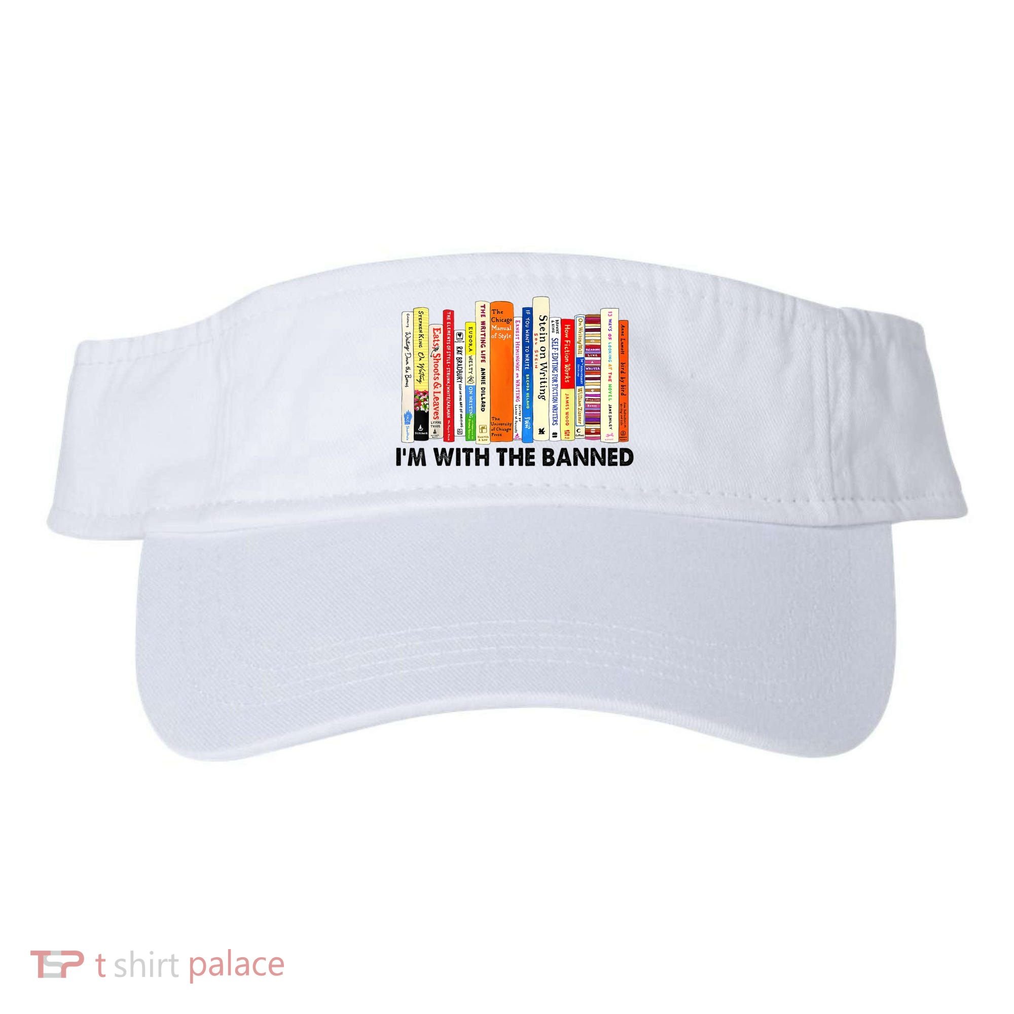 Im With The Banned Banned Books Reading Librarian Bookish Visor