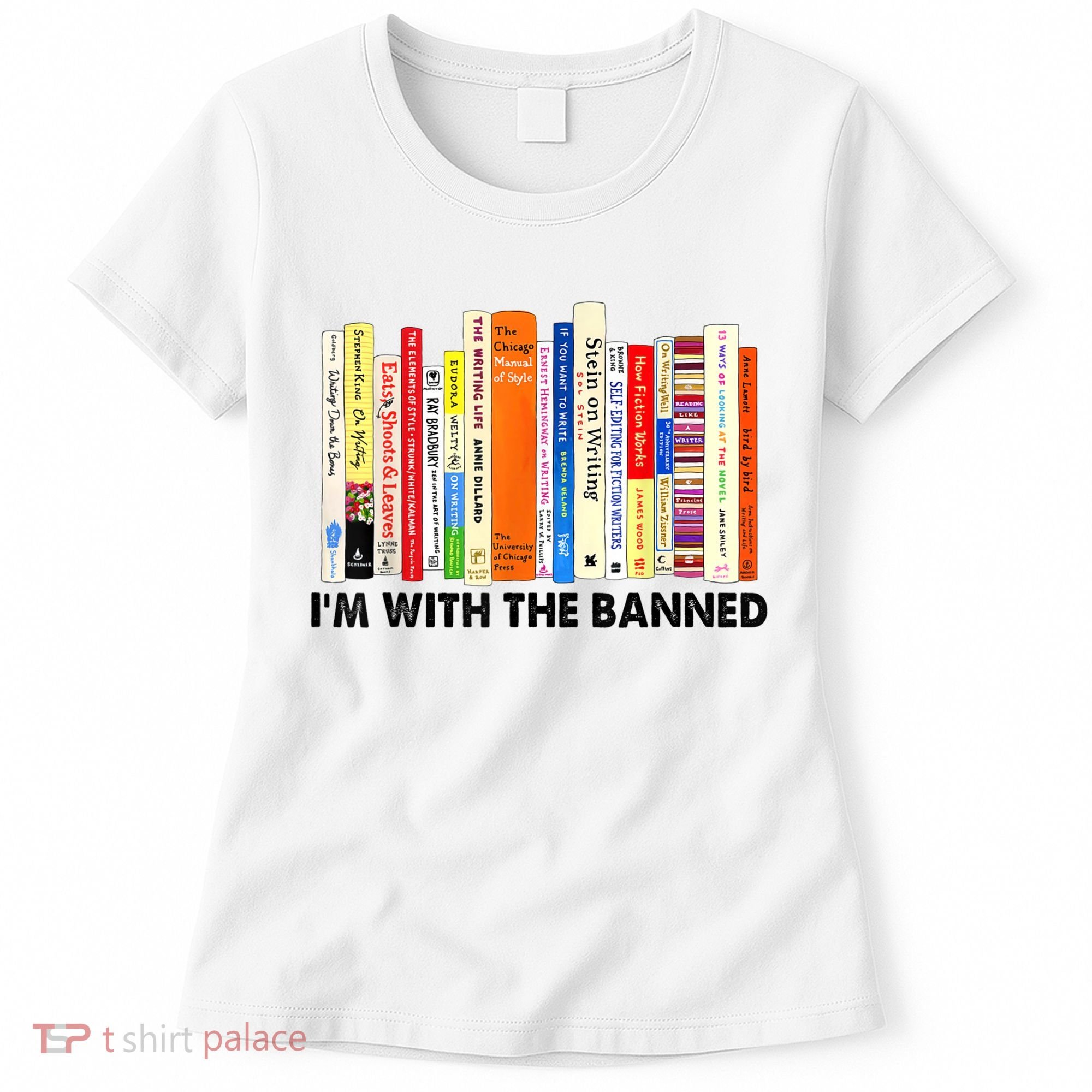Im With The Banned Banned Books Reading Librarian Bookish Women's T-Shirt