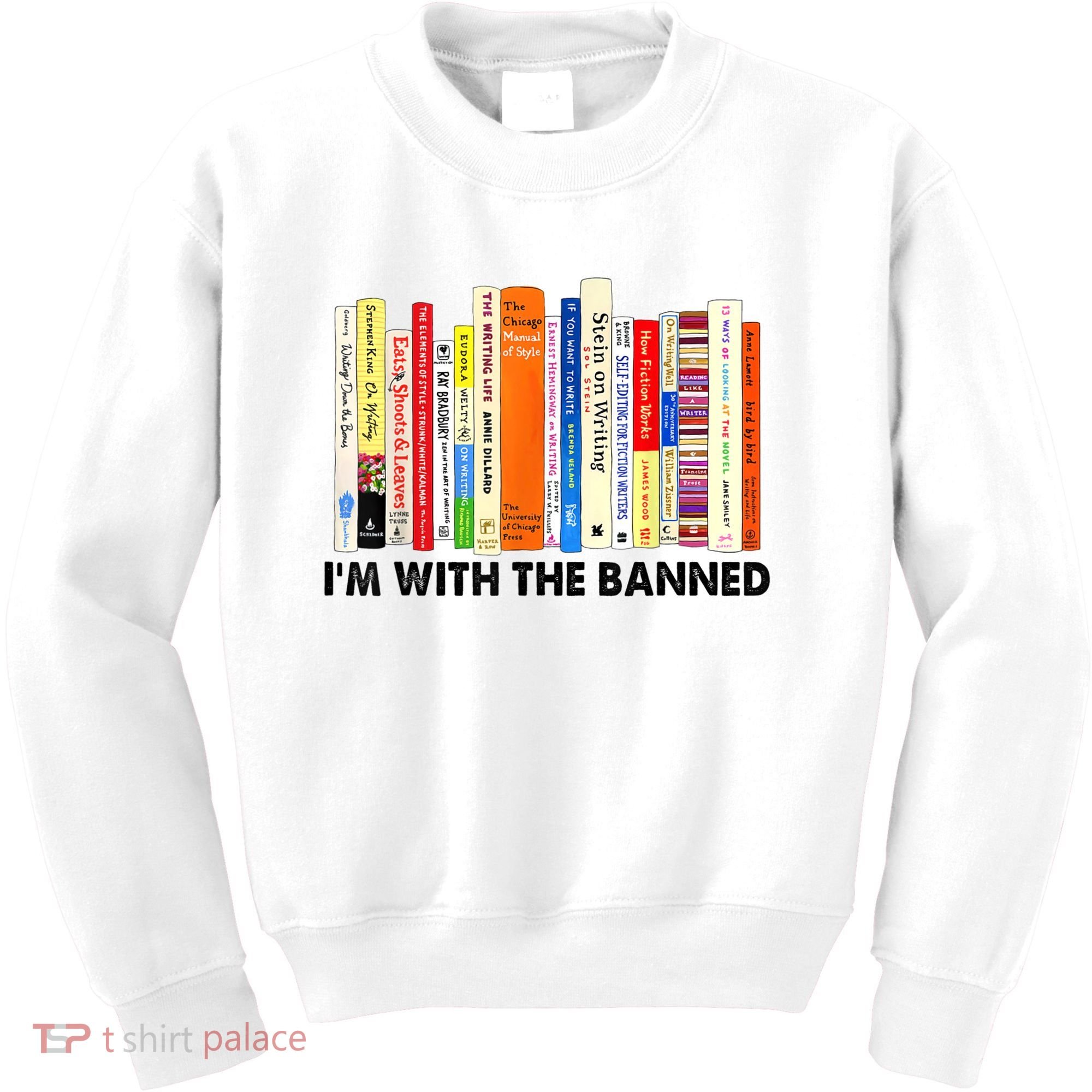 Im With The Banned Banned Books Reading Librarian Bookish Kids Sweatshirt