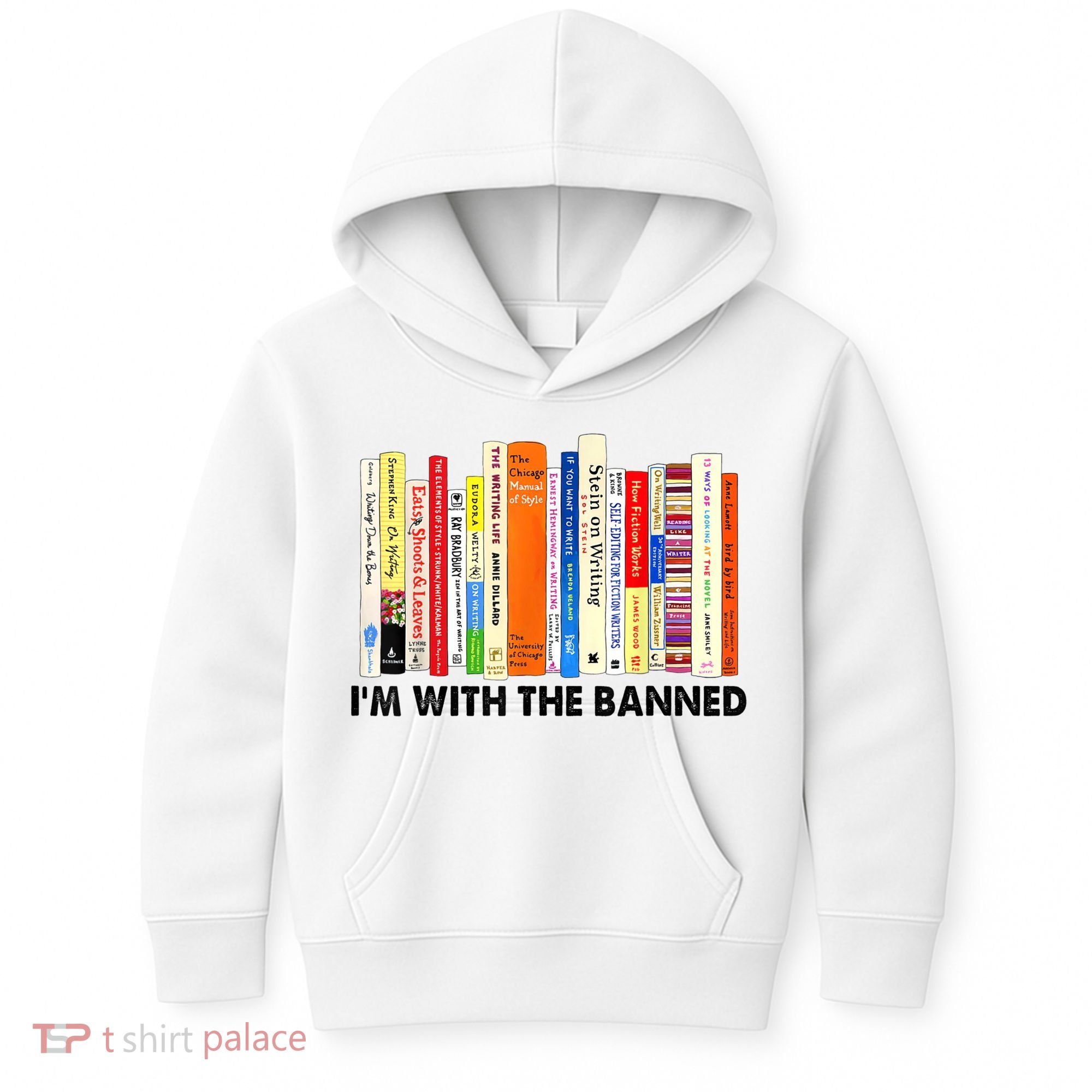 Im With The Banned Banned Books Reading Librarian Bookish Kids Hoodie