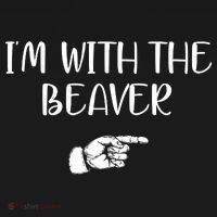 I'm With The BEAVER Apron thumb 3