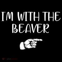I'm With The BEAVER Women's Hoodie thumb 2