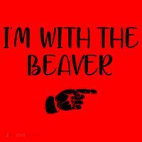 I'm With The BEAVER Santa Hat thumb 1