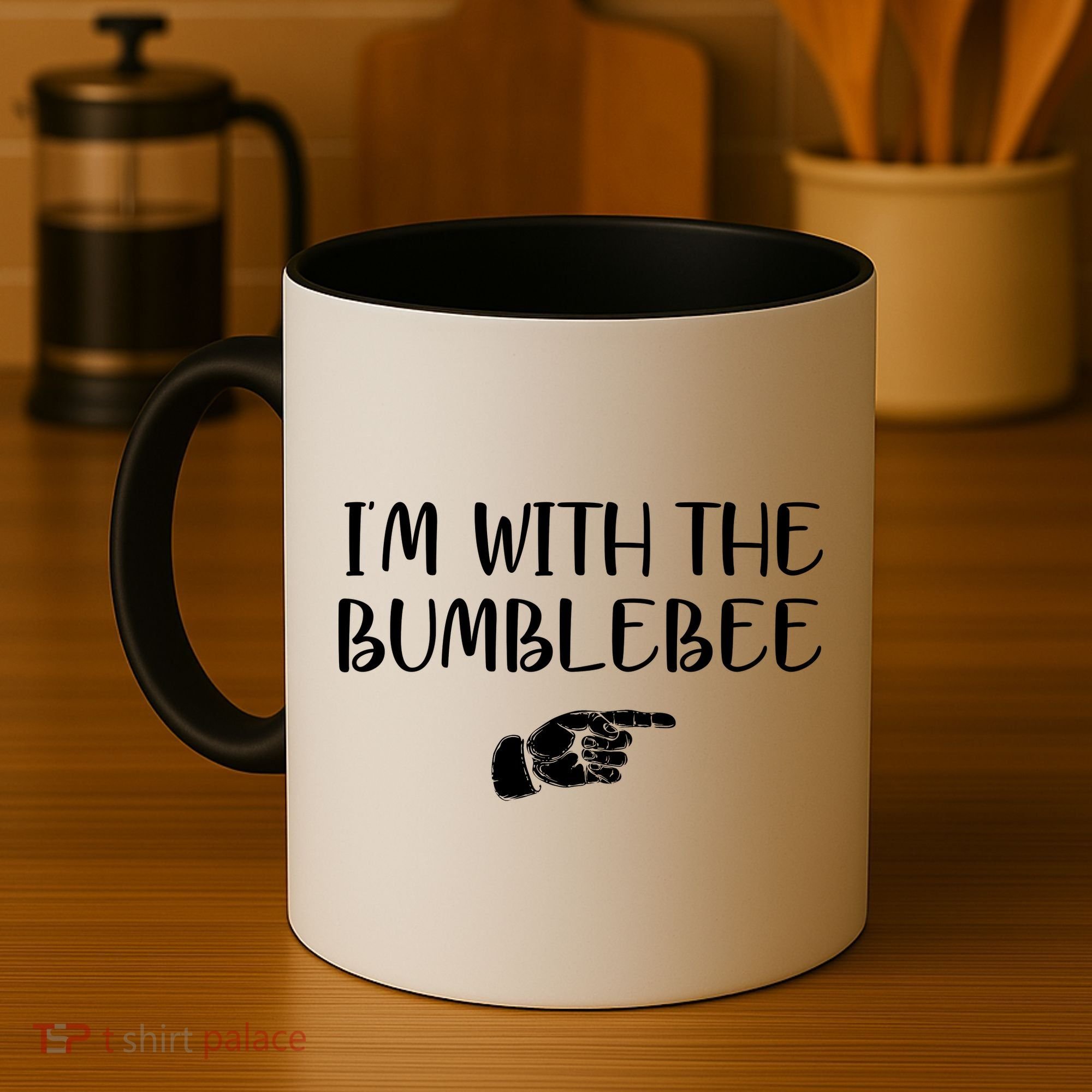 I'm With The Bumblebee Coffee Mug