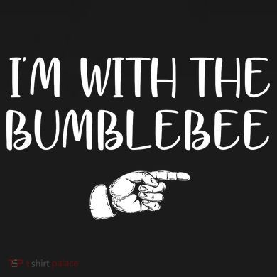I'm With The Bumblebee Tote Bag