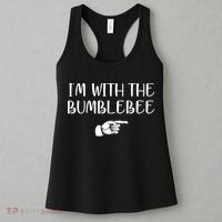 I'm With The Bumblebee Women's Tank Top thumb 3