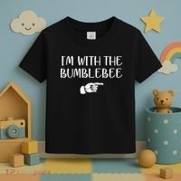 I'm With The Bumblebee Toddler T-Shirt thumb 3