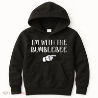 I'm With The Bumblebee Kids Hoodie thumb 0
