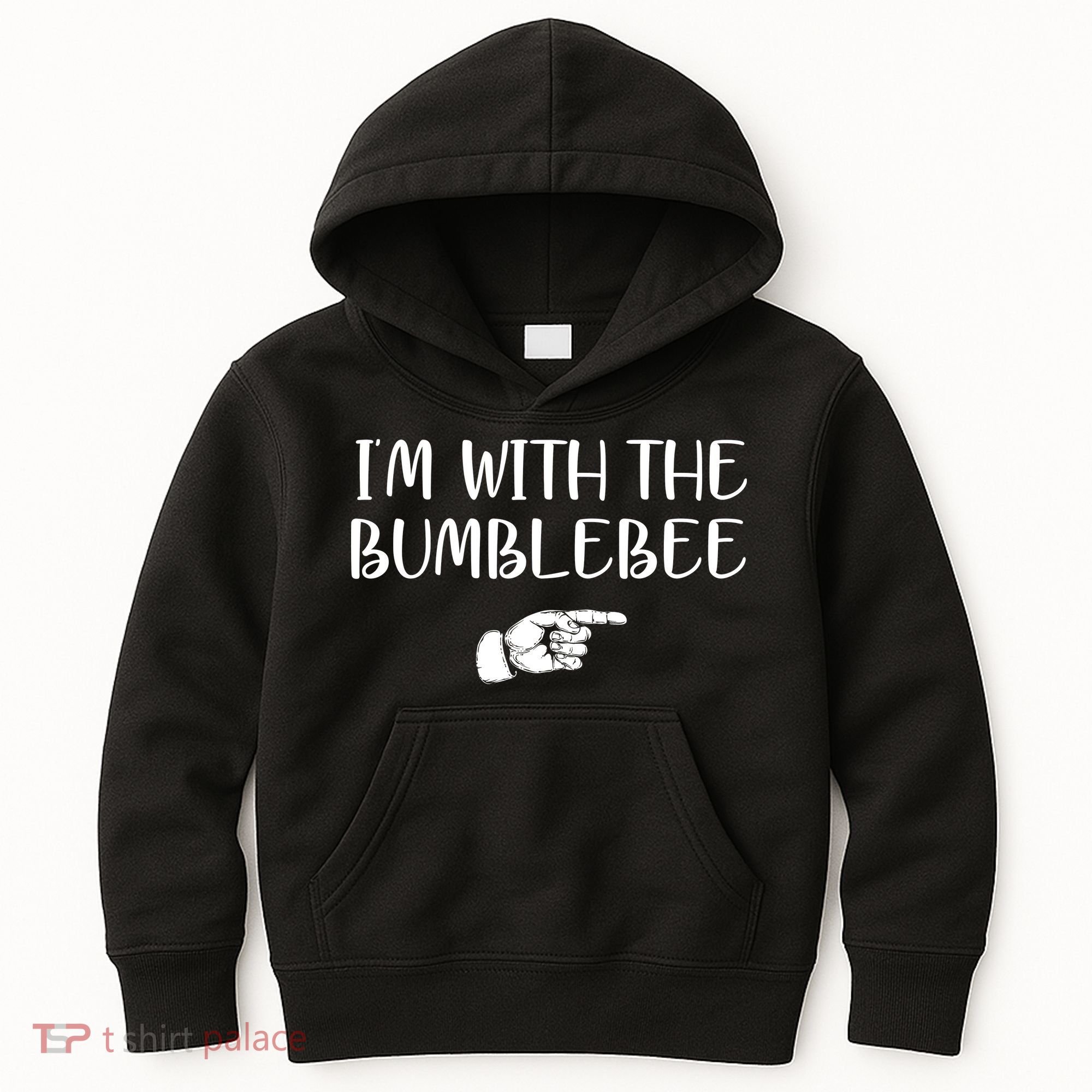 I'm With The Bumblebee Kids Hoodie