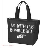 I'm With The Bumblebee Tote Bag thumb 3
