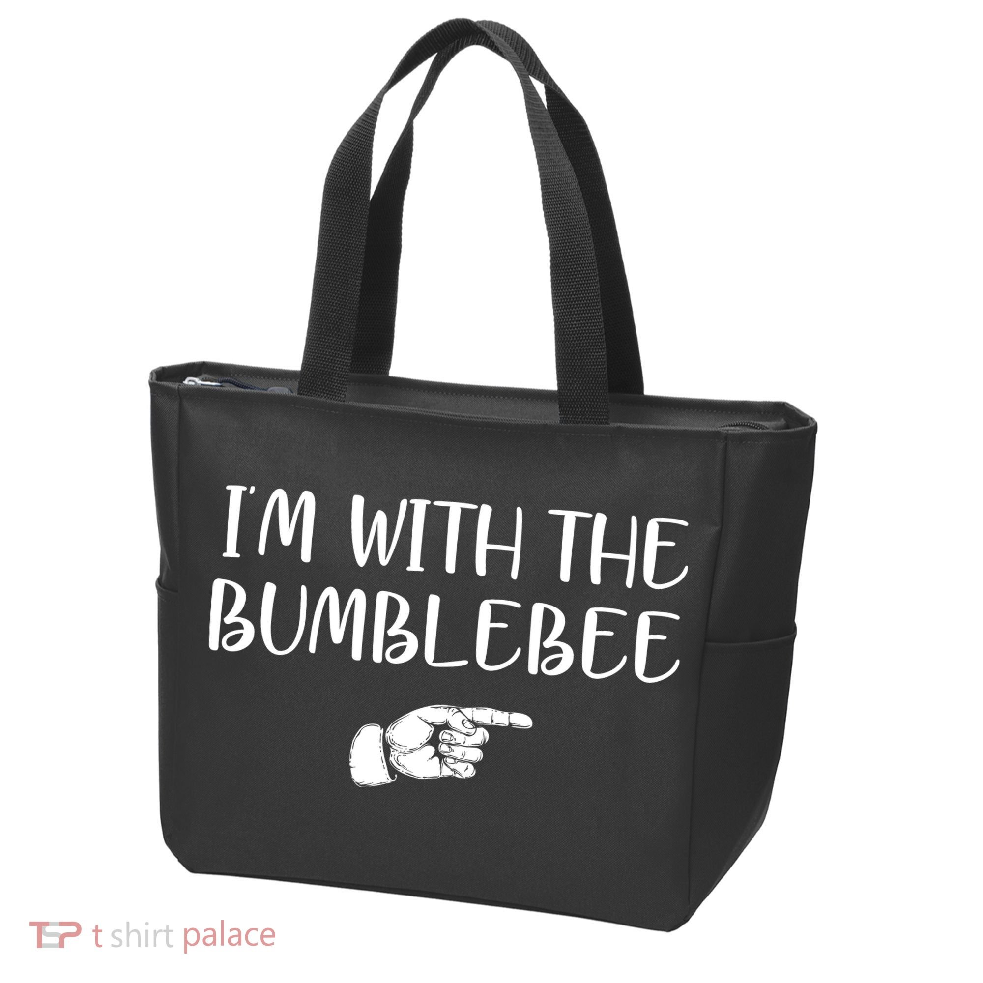 I'm With The Bumblebee Tote Bag