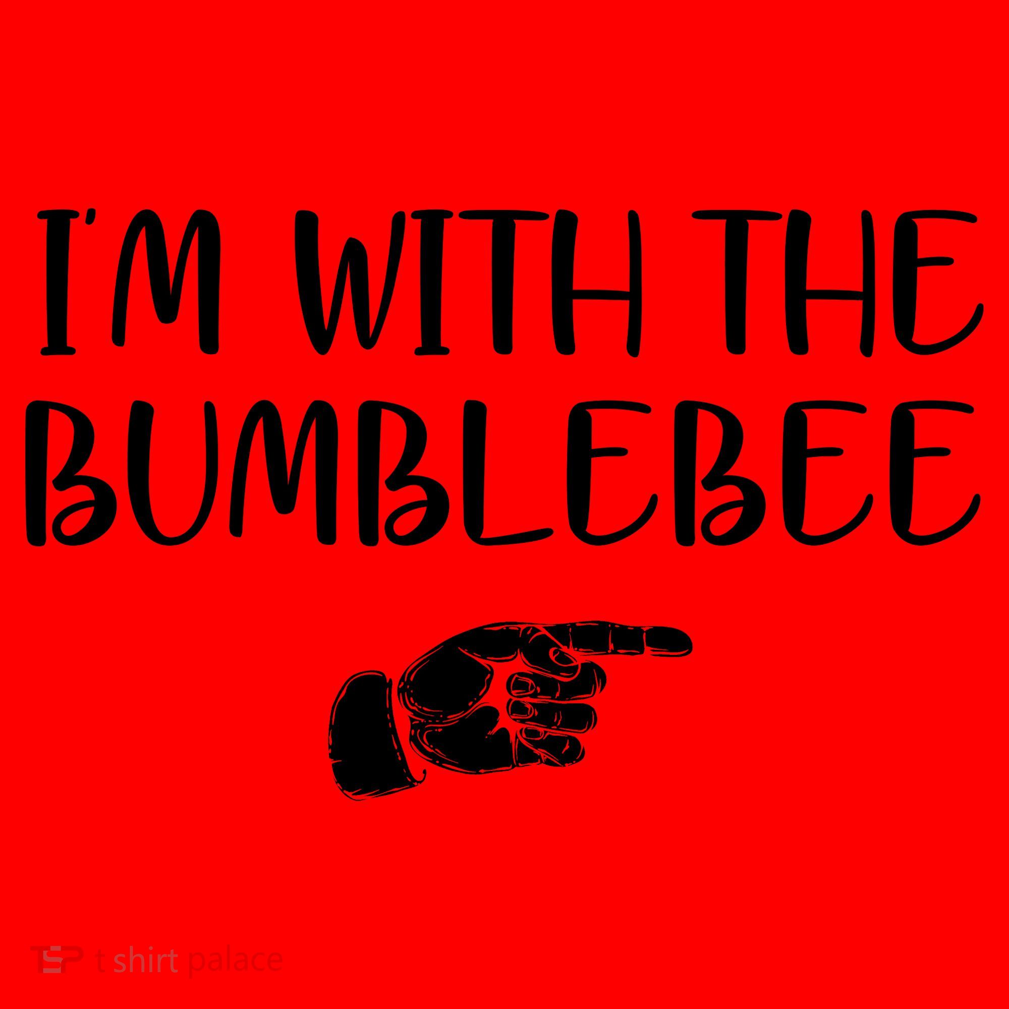 I'm With The Bumblebee Santa Hat