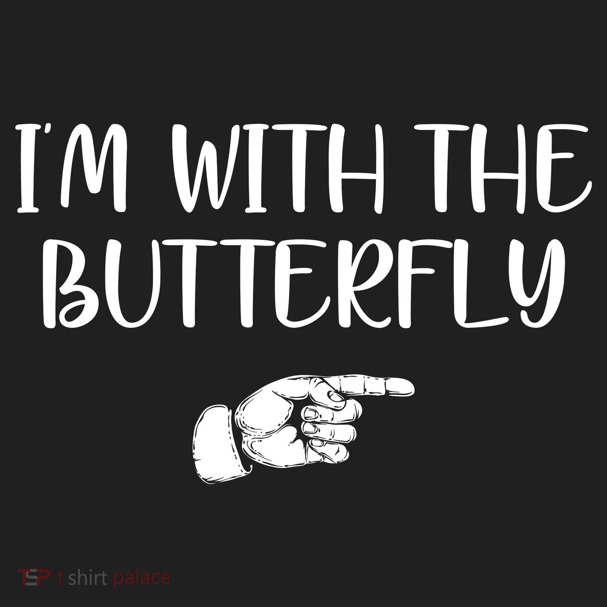 I'm With The Butterfly Women's Sweatshirt