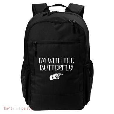 I'm With The Butterfly Backpack