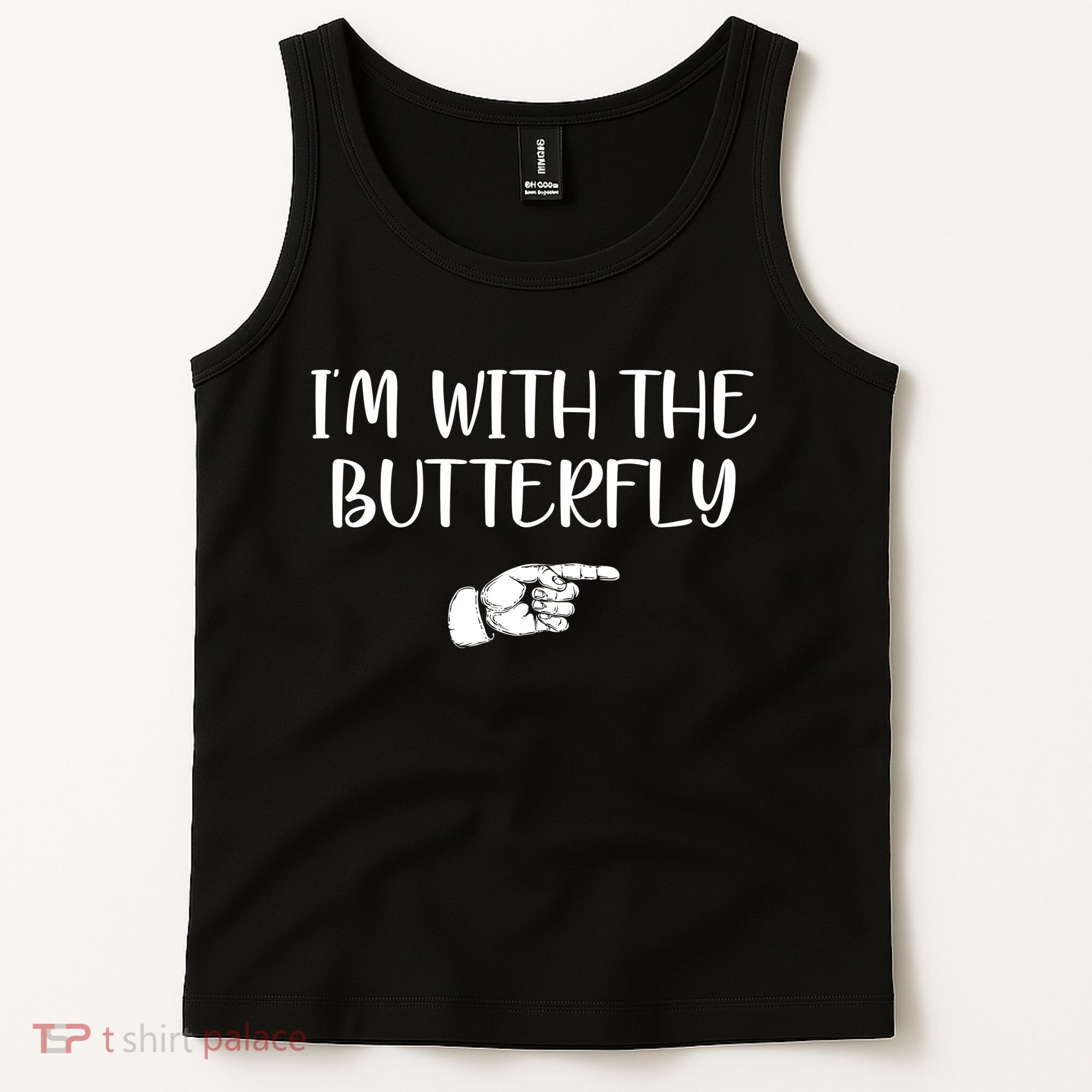 I'm With The Butterfly Tank Top