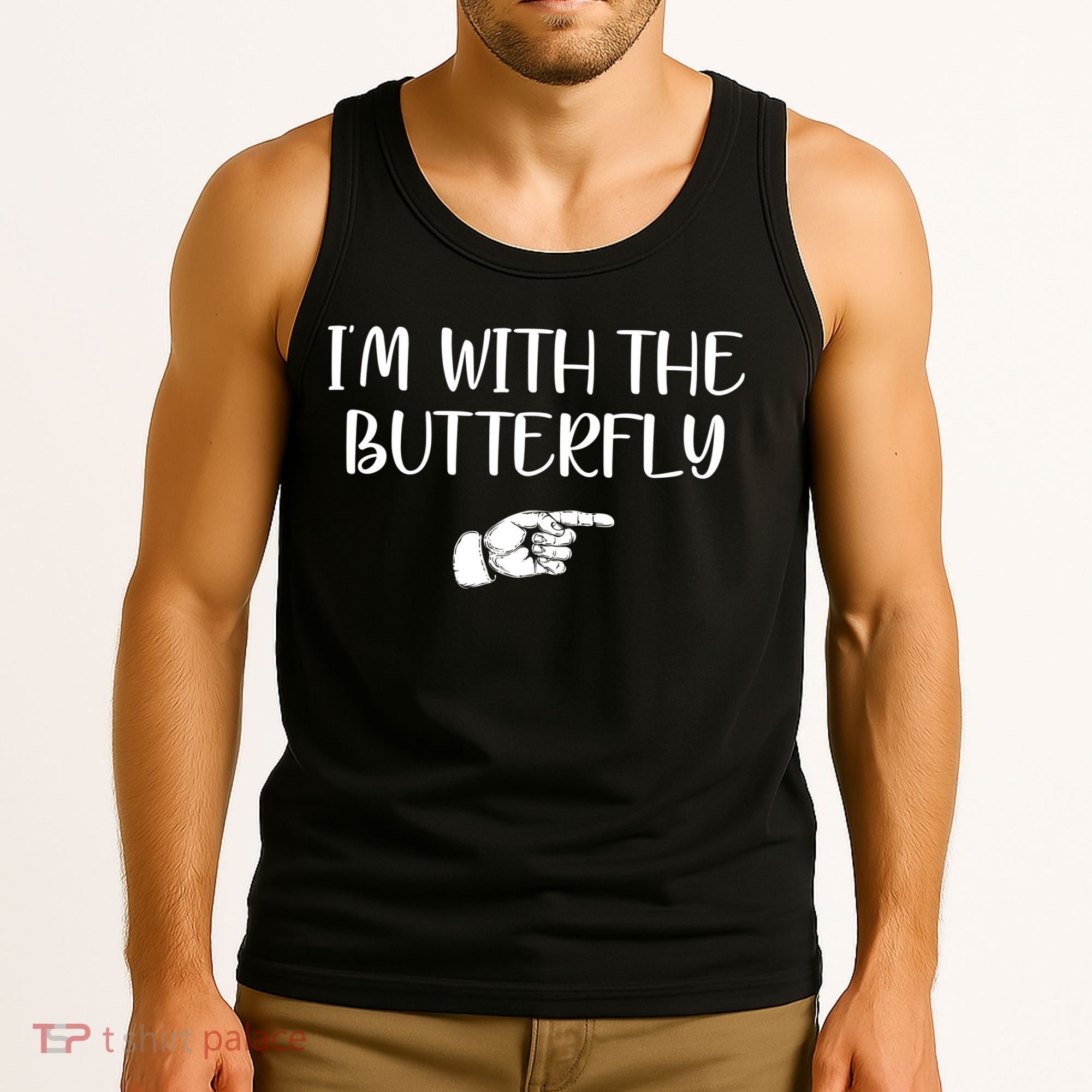 I'm With The Butterfly Tank Top