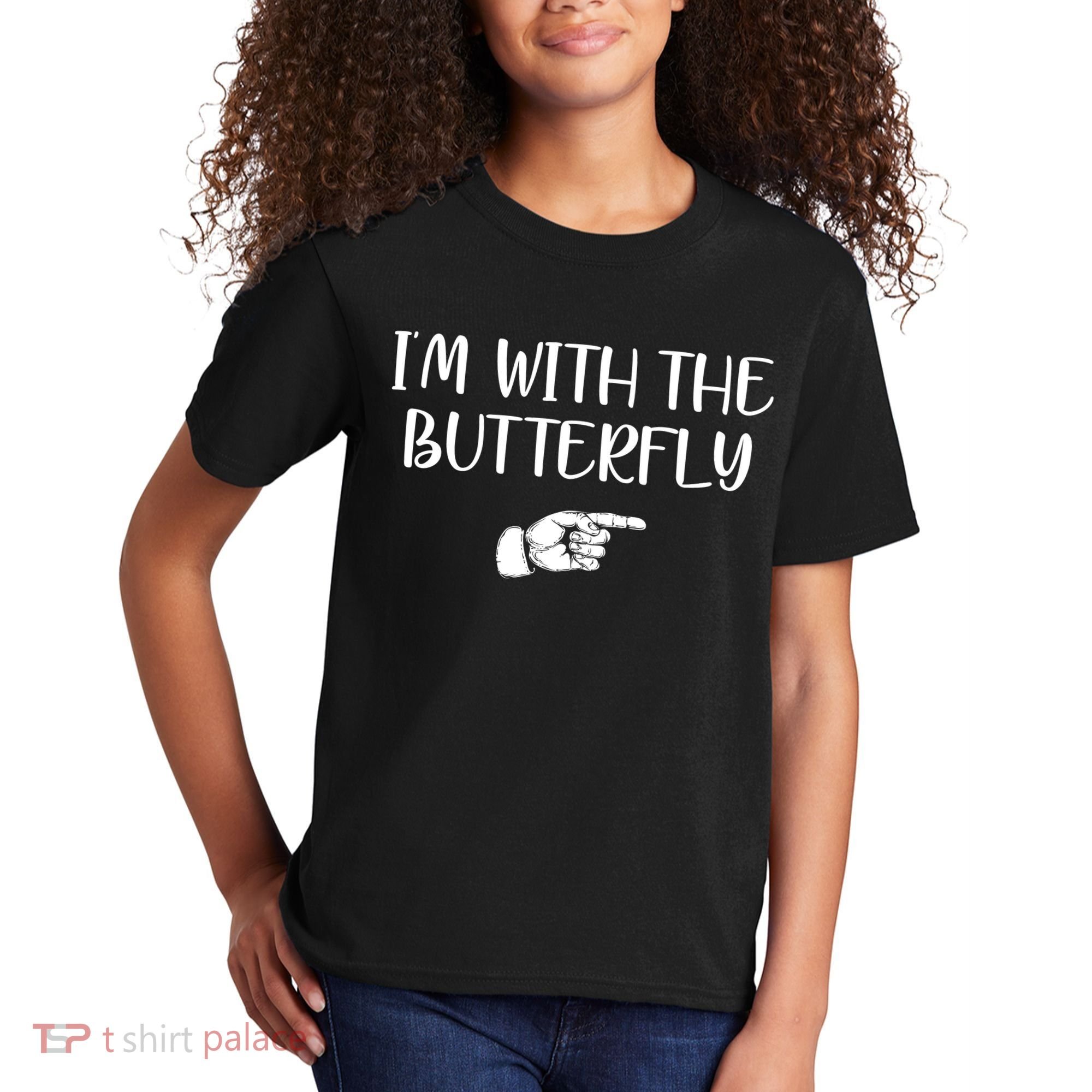 I'm With The Butterfly Kids T-Shirt