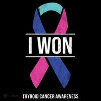 I Won Thyroid Cancer Awareness Thyroid Cancer Ribbon Gift Coffee Mug thumb 5
