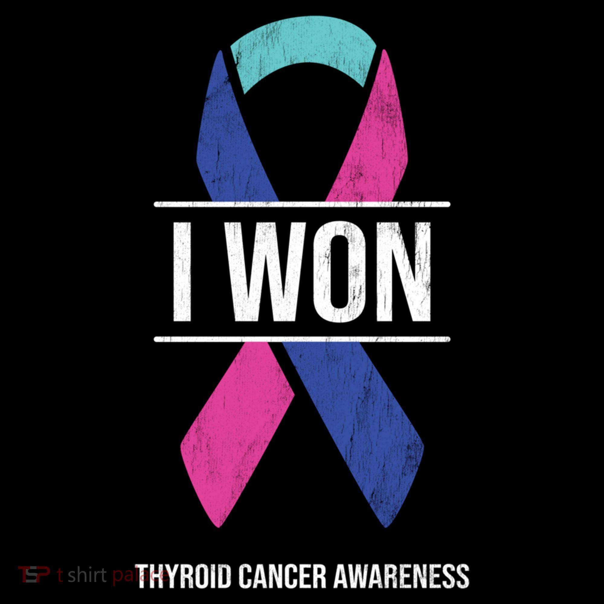 I Won Thyroid Cancer Awareness Thyroid Cancer Ribbon Gift Coffee Mug