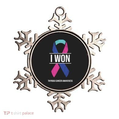 I Won Thyroid Cancer Awareness Thyroid Cancer Ribbon Gift Ornament