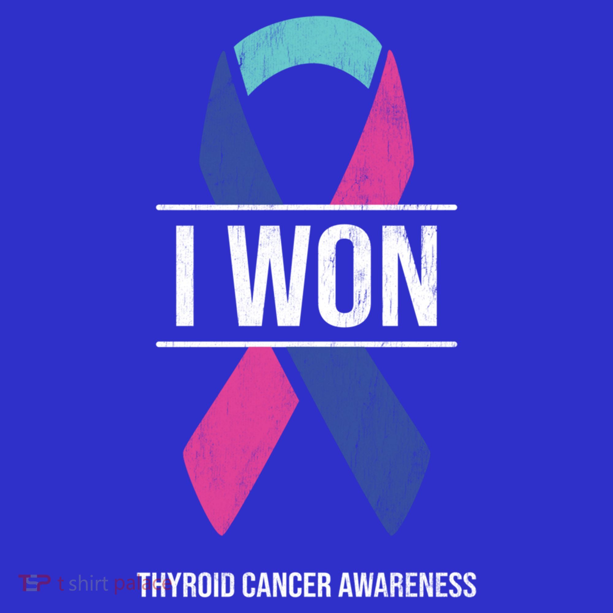 I Won Thyroid Cancer Awareness Thyroid Cancer Ribbon Gift Mousepad