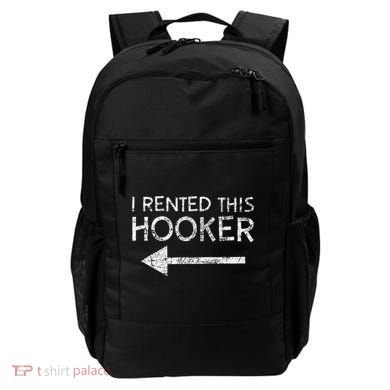 i rented this hooker left funny quote  Backpack