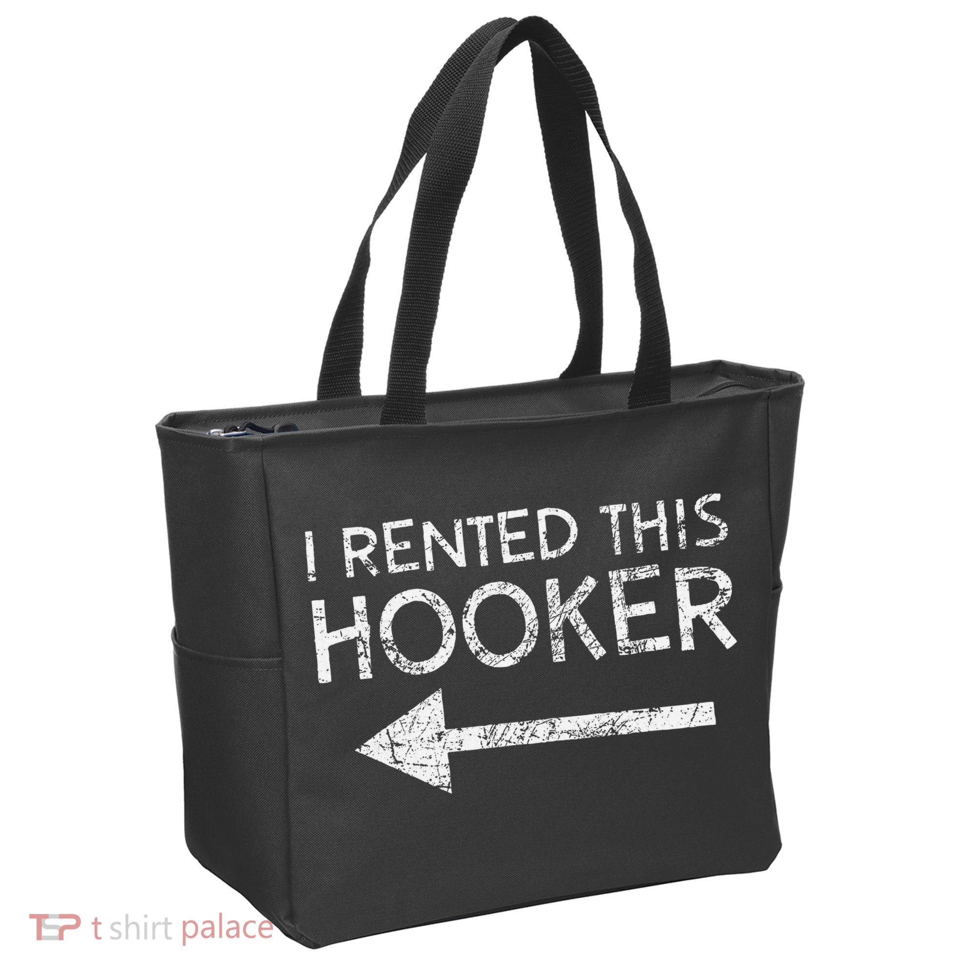 i rented this hooker left funny quote  Tote Bag