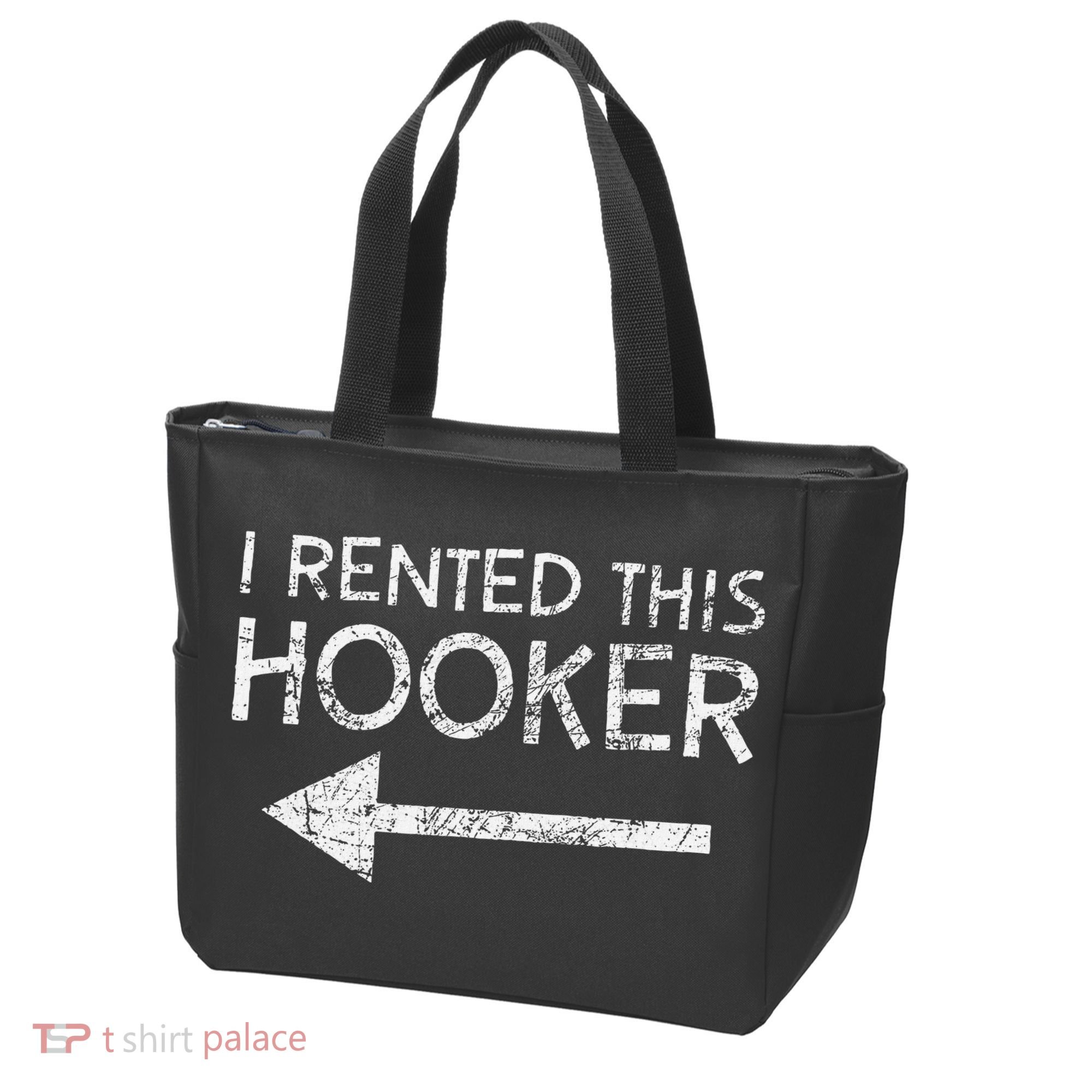 i rented this hooker left funny quote  Tote Bag