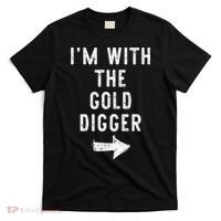 IM With The Gold Digger Costume Halloween Matching Couple T-Shirt thumb 0
