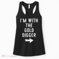 IM With The Gold Digger Costume Halloween Matching Couple Women's Tank Top thumb 0
