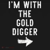 IM With The Gold Digger Costume Halloween Matching Couple Visor thumb 3