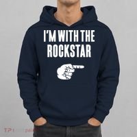 I'm With The Rockstar, Matching Rockstar Costume Hoodie thumb 0