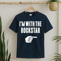 I'm With The Rockstar, Matching Rockstar Costume T-Shirt thumb 2