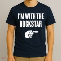 I'm With The Rockstar, Matching Rockstar Costume T-Shirt thumb 3