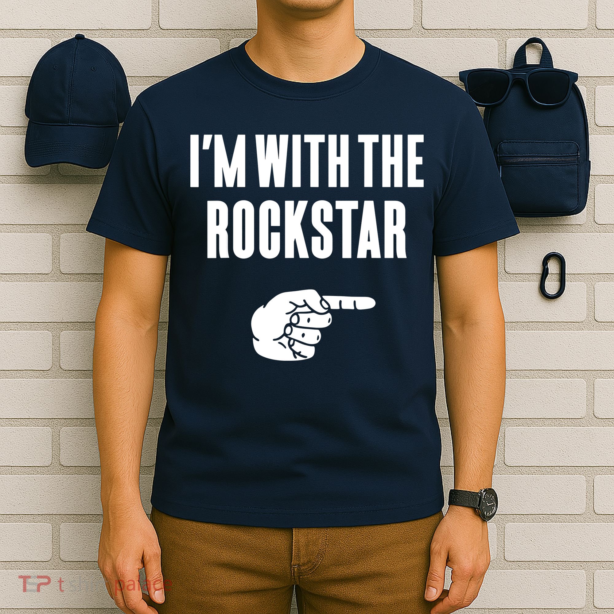 I'm With The Rockstar, Matching Rockstar Costume T-Shirt