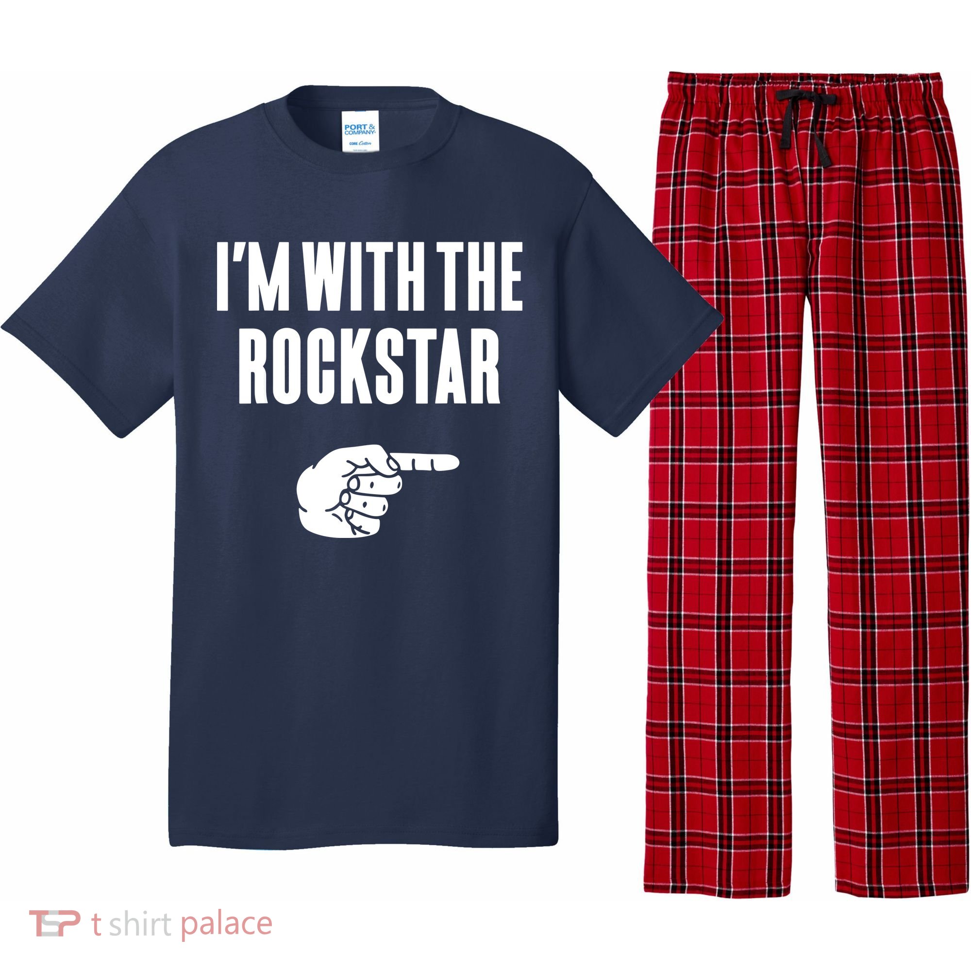 I'm With The Rockstar, Matching Rockstar Costume Pajama Set