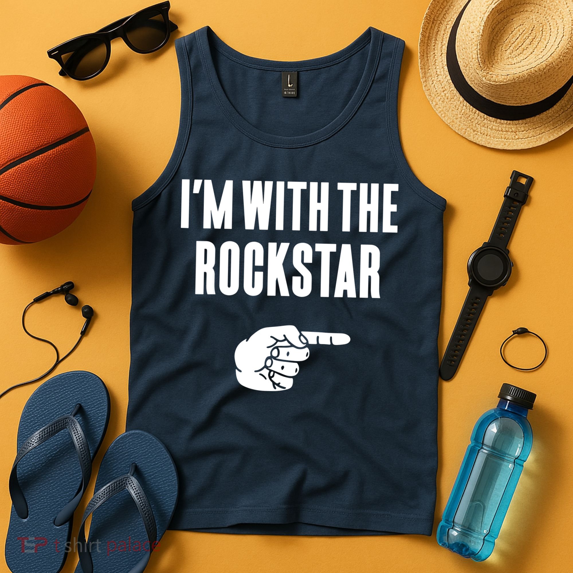 I'm With The Rockstar, Matching Rockstar Costume Tank Top