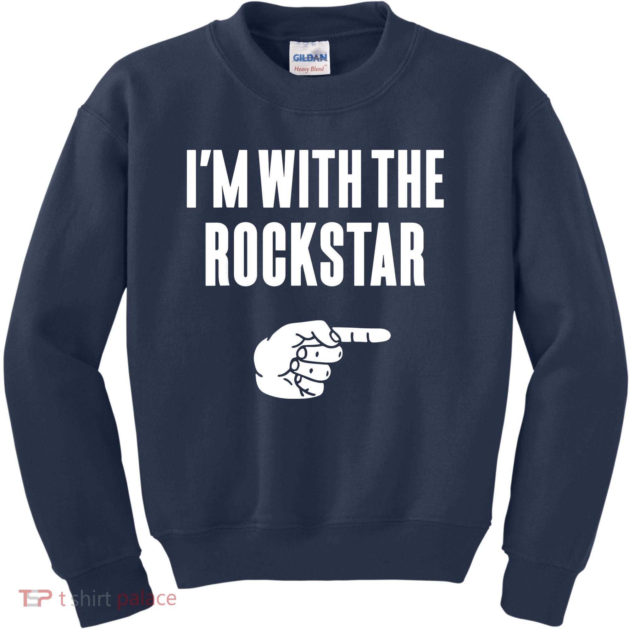 I'm With The Rockstar, Matching Rockstar Costume Kids Sweatshirt